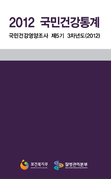 2012 국민건강통계게시물의 이미지